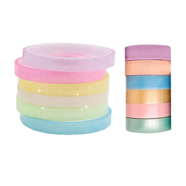 Sticky Ball Rolling Tape Funny Crafts Adhesive for Party 12pcs 1.2cm 3.6cm