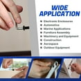 thumbnail image 4 of Fastenere Button Head Socket Cap Screws - 8-32 x 5/16" (100-Pcs) Alloy Steel, Fully Threaded, Fine Black Oxide Finish, Corrosion-Resistant, Machine Thread, Easy to Install w/ Allen Hex Drive, 4 of 7