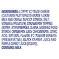 Knudsen Cottage Doubles Lowfat Cottage Cheese & Strawberry Topping with