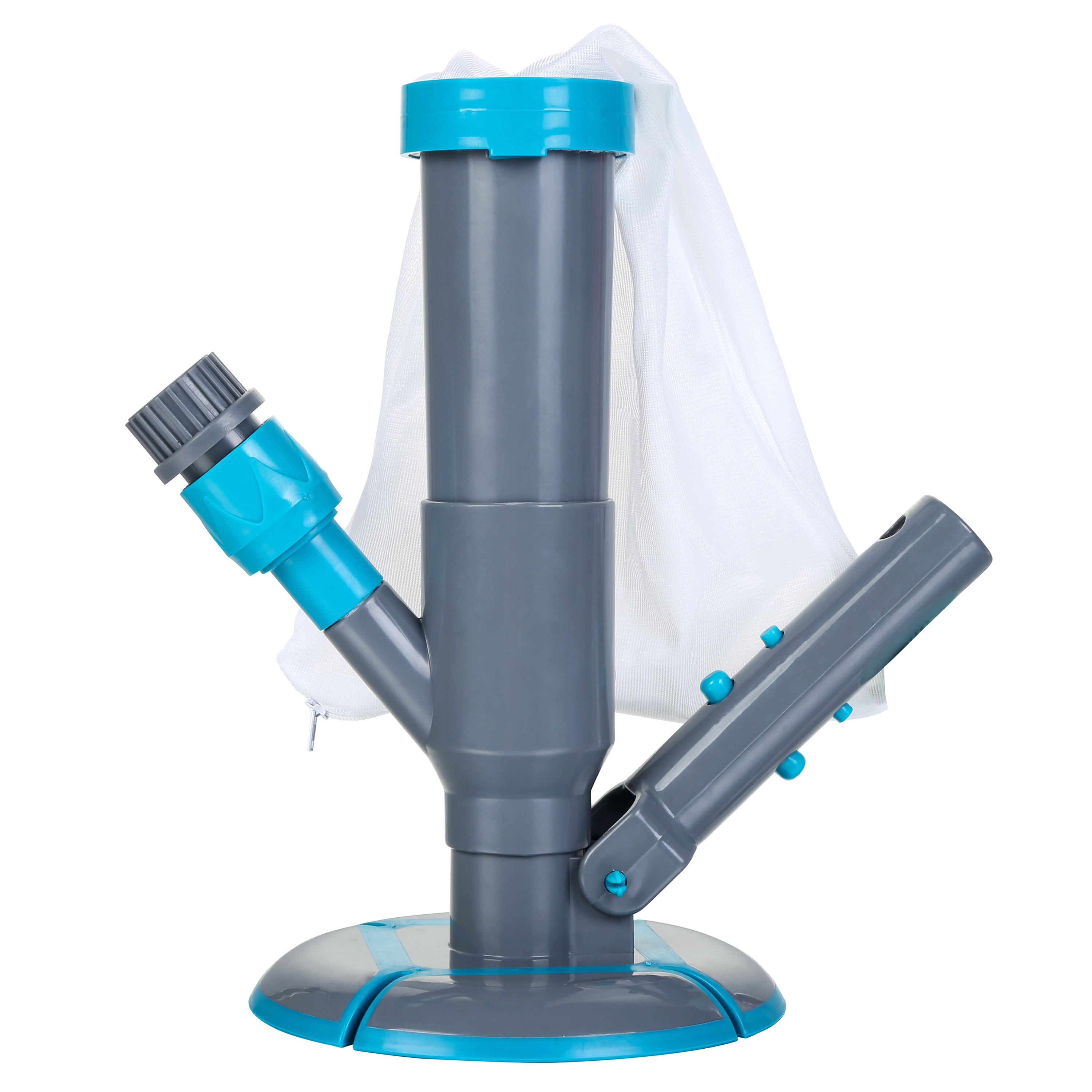 Mainstays Spa Vacuum with 360 Flexible Sides in Gray & Teal - 10.5 in x 6 in x 10.75 in - 0.65 lb