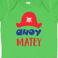 thumbnail image 4 of Inktastic Ahoy Matey, Pirate Hat, Skull and Bones, Pirates Boys or Girls Baby Bodysuit, 4 of 5