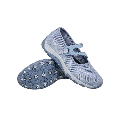 

Josdec Womens Shoes Clearance Plus Size Slipsole Mesh Breathable Sports Shoes