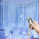 thumbnail image 3 of 3/4/6M 8 Mode USB Curtain String Lights Fairy Light LED Bedroom Light Wedding Christmas Decorations for Home 2025 New Year Decor, 3 of 5