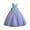 Blue, variant on Girls Cute Dress Kids Lovely Children's Sequin Flower Wedding Bridesmaid Pageant Party Formal Long Dresses Party Dresses for 1-2 Years