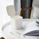 thumbnail image 2 of Cubo de cosméticos Cubo con tapa abatible Cubo de mesa Cubo Dados Blanco kaili Sencillez, 2 of 5