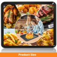 thumbnail image 2 of GCQ Air Fryer Replacement Parts for Ninja Foodi DT251 DT201 DT200 Air Fryer Oven, Air Fryer Grill Pan Grill Plate Crisper Plate Rack Accessories Tray, 2 of 7