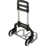 Stalwart Folding Hand Truck Dolly Cart - 154lb Capacity and Telescoping Handle