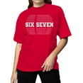thumbnail image 2 of Six Seven Bold Typography Design Women's T-shirt, 2 of 3