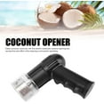thumbnail image 5 of Automatic Coconut Puncher, 2000mah Rechargeable USB Electric Coconut Opener 304 Stainless Steel Automatic Coconut Opening Tool For Home Commercial Use (Black), 5 of 8