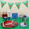 Football Tailgate Navy and Silver Party Pack