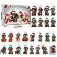 thumbnail image 3 of geerera 2025 Advent Calendar, Dachshund with Santa Hat Ornaments, 24 Day Countdown Calendar, for Holiday Party and Gift Giving, 3 of 9