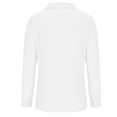 thumbnail image 5 of Annhoo Fall Tops for Women Casual Long Sleeve Button Front Collared Shirts Ladies Comfy Knitted Blouse Tees, 5 of 9