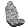 thumbnail image 1 of Wukai Watermelon Full Set Car Seat Covers with Soft Padding Universal Auto Front Seats Protector and Cushion Mat, 1 of 5