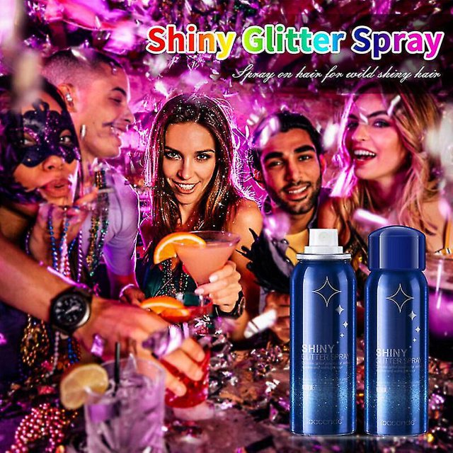 Escenario maquillaje cabello cuerpo brillo Spray club nocturno fiesta cuerpo brillo estrellado Spray