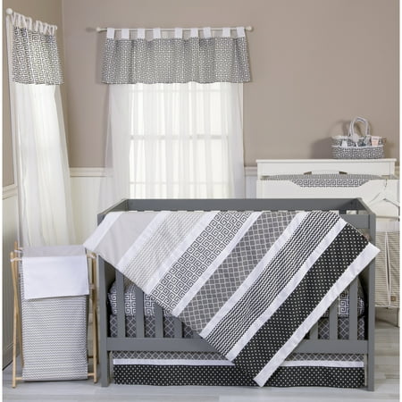 UPC: 0846216045431 | Trend Lab Ombre Gray 3 Piece Crib Bedding Set