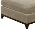 thumbnail image 3 of Fabric Cocktail Ottoman with Chamfered Feet Gray - Saltoro Sherpi, 3 of 5