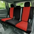 thumbnail image 3 of For 2011–2021 Jeep Grand Cherokee FH Group Neoprene Waterproof Custom Fit Car Seat Covers - Rear Red, 3 of 6