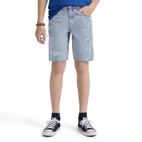 Levi's Boys Destructed Slim Denim Shorts, Sizes 4-20