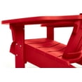 Keter Adirondack Chair, Resin Outdoor Furniture, Red