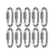thumbnail image 4 of Mosquetón roscado, 10 piezas, conector de enlace rápido, conector de cadena de bloqueo, diseño fácil de usar, 4 of 8