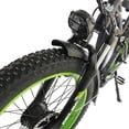 thumbnail image 4 of ORLMS 60V 25Ah Electric Bike for Adult, 3000W Peak Dual Motors, 26" x 4.0" Fat Tire City Commuter E-Bike with Hydraulic Brakes, 35MPH, 7-Speed, UL2849 Certified(Green), 4 of 8