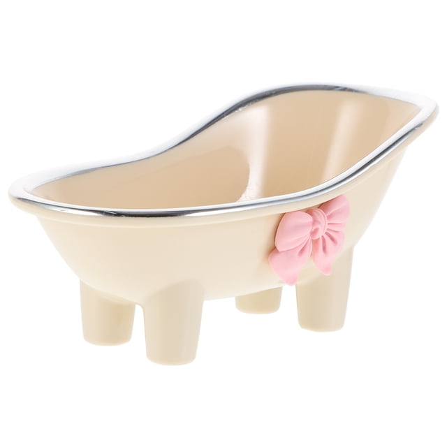 WEUVEB Para Jabón De Barra Beige Con De Bañera Material ABS Resistente Y Ligero