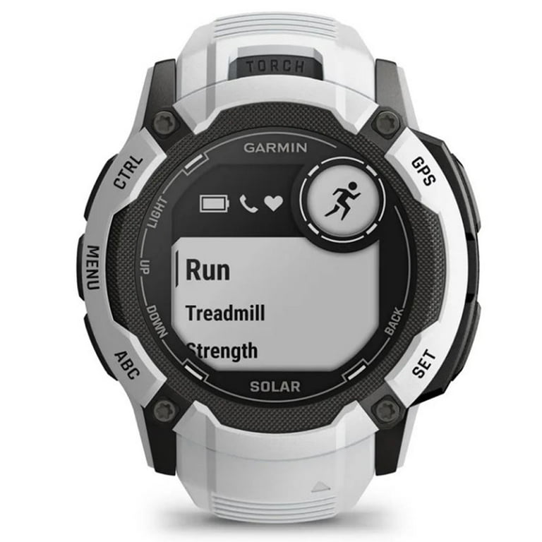 Garmin Instinct 2X Solar Rugged GPS Wristwatch Whitestone Garmin Instinct 2X Solar Rugged GPS Wristwatch Whitestone