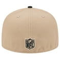thumbnail image 4 of Men's New Era Tan Baltimore Ravens   Logo Main 59FIFTY Fitted Hat, 4 of 6
