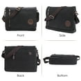 "Egoelife Canvas Messenger Bag 13.5"" Laptop Sling for Men, Women