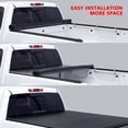 thumbnail image 5 of TPA Soft Roll Up Truck Bed Tonneau Cover Fits for 2005-2015 Toyota Tacoma Fleetside 5 FT (60") Bed Black Waterproof, 5 of 7