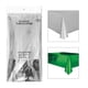 thumbnail image 5 of Mantel de plástico de aluminio de 54 x 108 pulgadas, desechable, para fiestas, impermeable Plata, 5 of 8