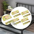 thumbnail image 6 of 4 Pieces Bed Rail Brackets Bed Frame Connectors Headboard Fittings Heavy Duty Iron for Wooden Bed Frames, 6 of 9