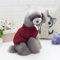 thumbnail image 3 of Ropa para mascotas de otoño e invierno, suéter cálido para mascotas, bípode sólido para mascotas, 3 of 6