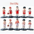 thumbnail image 2 of New Hanamichi Sakuragi, Kaede Rukawa, Kaede Rukawa Figure, q Version 10pieces Action Figure 10cm/3.9inch Handmade Statue Collection Anime Gifts, 2 of 8