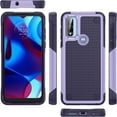 thumbnail image 2 of for Moto G Play 2023/Moto G Pure Case,Moto G Power 2022 Case with Screen Protector,[ Grade Drop Tested] Heavy-Duty Tough Rugged Shockproof Protective Case for Motorola G Pure, Purple Blue, 2 of 14