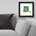 thumbnail image 4 of Gallery Pops Nickelodeon Teenage Mutant Ninja Turtles - Leonardo Patch Wall Art, Black Framed Version, 12" x 12", 4 of 5