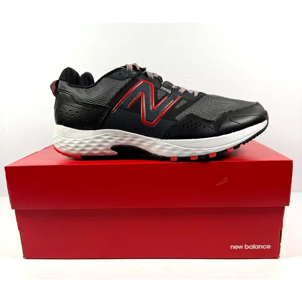 New Balance 410v8 Shoes Mens 8.5 4E Black Red Running MT410LR8