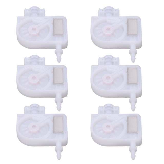6Pcs Ink Damper Replacement for 4880 DX5 DX6 DX7 4800 7800 7880 9800 Printer White Plug in