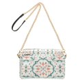 thumbnail image 2 of FORMRS Women Crossbody Purse with Chain Strap Vegan Leather Shoulder Handbag, Green Geometric Pattern, 2 of 7