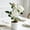 White-As Shows, variant on Mini Rose Bonsai Artificial Plant, Silk Flower Potted Decoration, Faux Potted Rose, Home and Office Flower Ornament, Realistic Decorative Rose Plant, Single Bonsai Included
