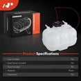 thumbnail image 2 of A-Premium Engine Coolant Overflow Recovery Reservoir Tank [with Cap] Compatible with Chrysler Pacifica 2017-2021, Grand Caravan 2021, Voyager 2020-2021, 3.6L, 2 of 5