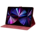thumbnail image 2 of Case for Kindle Paperwhite 12th Gen 2024 / Paperwhite Signature Edition 12th Gen 2024 / Colorsoft Signature Edition 1st Gen 2024, Embossed Leather Magnetic Card Slots & Pencil Holder, Winered, 2 of 10