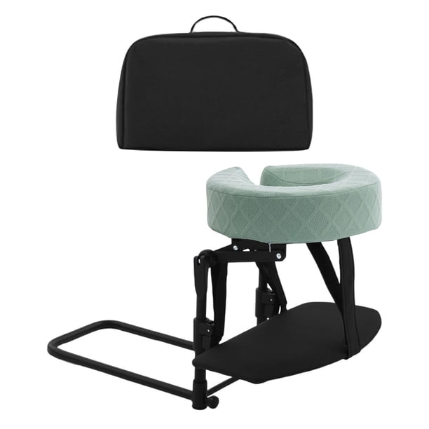 Reposacabezas de masaje para cama con almohada boca abajo Siesta Artifact Masajes profesionales verde con bandeja