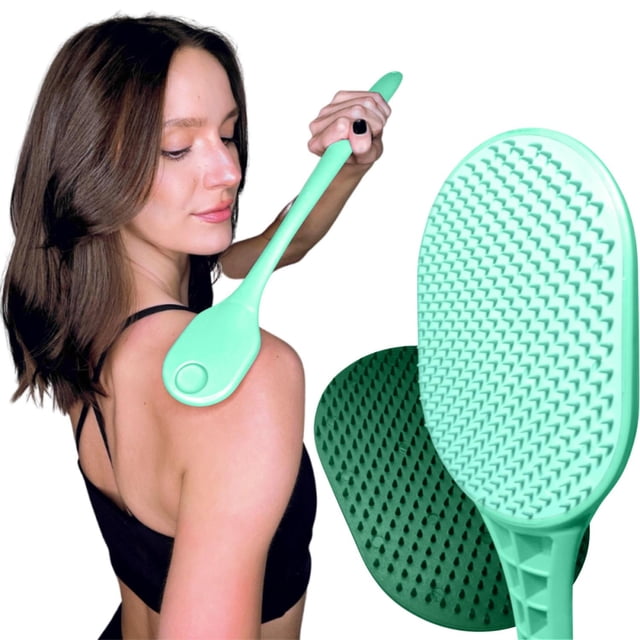 Rascador de Espalda Body Scratcher Largo Resistente con Cabezas Intercambiables