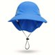 thumbnail image 5 of Viseras plegables con protección solar UPF 50+, elásticas y sólidas, para exteriores, ciclismo, viajes, color azul, ala ancha, para playa, para mujeres y niñas, 8M, 5 of 7