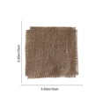 thumbnail image 3 of Vintage Linen Coaster for Candles - Brown Crocheted Home Decor & Photography Prop, 3 of 6