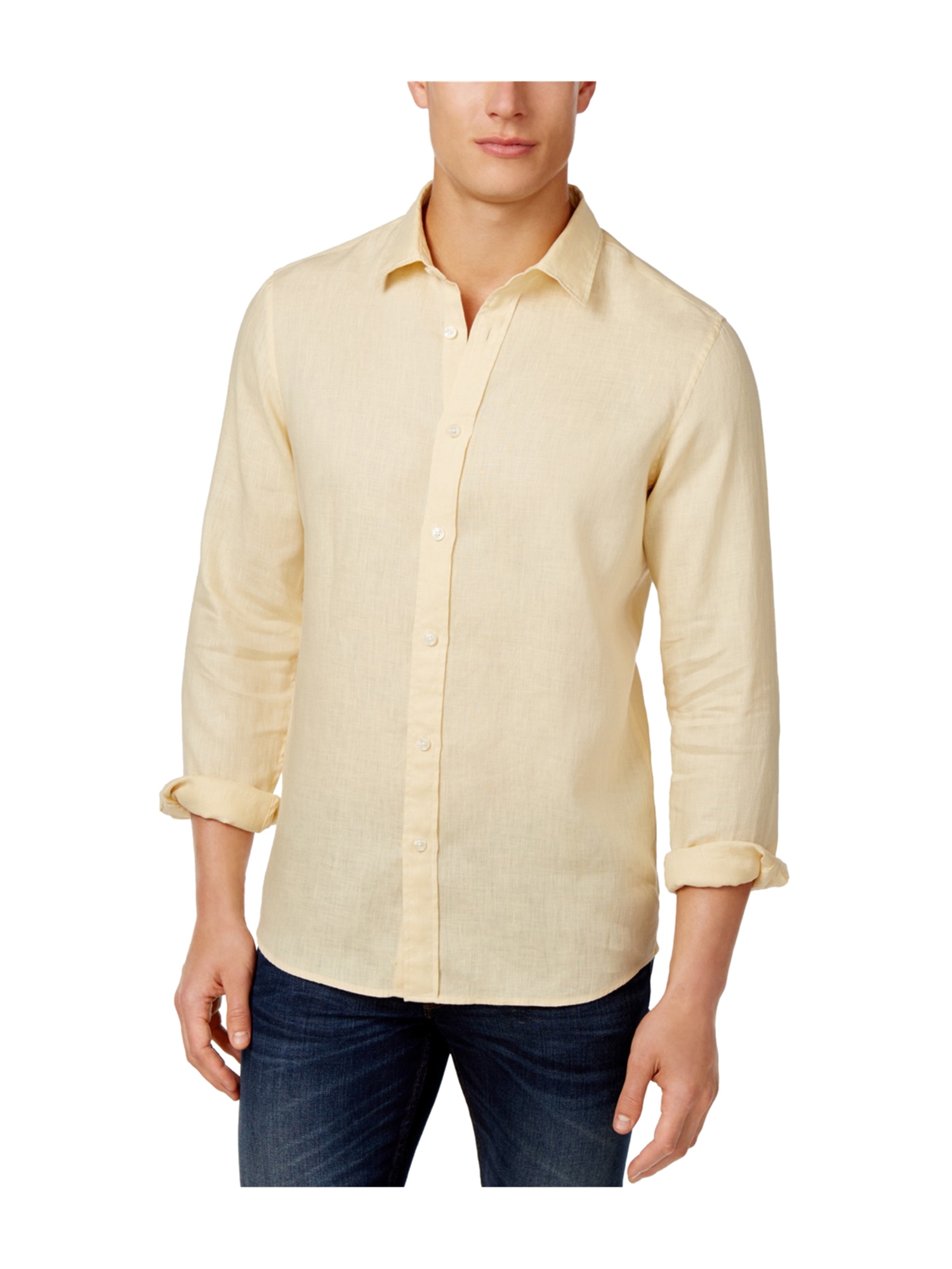 michael kors mens linen shirt