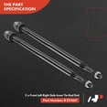 thumbnail image 6 of A-Premium 6Pcs Front Suspension Kit, Sway Bar Link, Tie Rod End, Compatible with Honda Civic Acura EL 2001-2005 Replace# 53521S5A003, 53541S5A000, 6 of 9