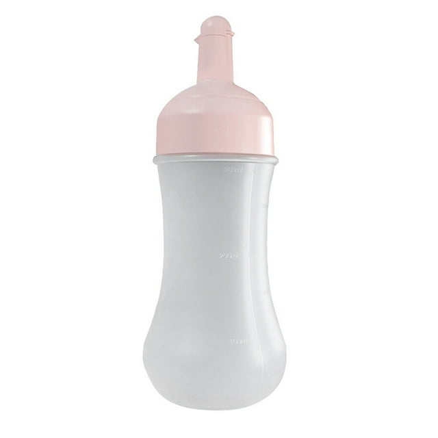 Sauce Bottle 350ML Squeezing Jam Condiment Dispenser Plastic Empty Kitchen Cooking Salad Bottle, Pink