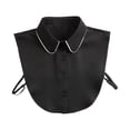 thumbnail image 2 of Collar for Women, Women's Premium Collar Business Saving Collar Sweater With Blouse, Black One Size, 2 of 8